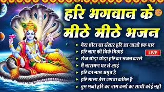🔴LIVE  विष्णु भजन  : सबसे मिठे विष्णु जी के भजन | Hari Bhakti Bhajan | LIVE VISHNU BHAKTI BHAJAN