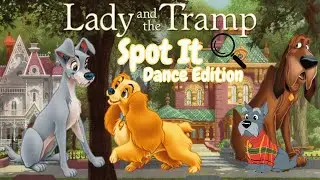 Lady and the Tramp Spot It Dance Edition| Disney Dance Edition| Disney Brain Break| PE Warm Ups