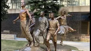 First Nations Military Statue Memorial Brisbane ANZAC SQUARE