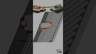 IS-2 VS M1A1 Abrams #shorts