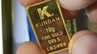 kundan 10 gm gold coin/bar