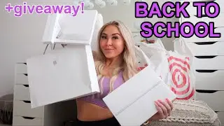 Back to School Supplies Haul 2021 + HUGE iPad Giveaway! *College Edition*