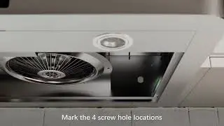 Huizhou 30 Inch Under Cabinet Range Hood with 900 CFM,4 Speed Gesture Sensing & Touch Control