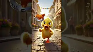 The little yellow duck's fox mask was stolen. It's so sad.#cartoon #cute #duck