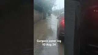 #Gurgaon water logging