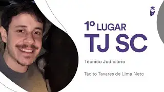TJ-SC: Conhe&ccedil;a T&aacute;cito Tavares, aprovado em 1&ordm; lugar para T&eacute;cnico Judici&aacute;rio