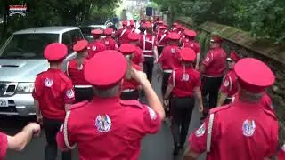 Inch Flute Band Before their own 100th Anniversary Parade 2023