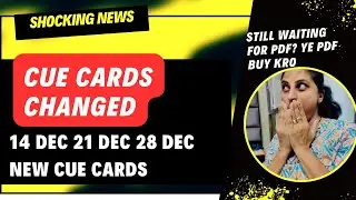 CUE CARDS CHANGED? Dec-Jan New Cue Cards | Ielts Speaking Test | Part 1 Ques