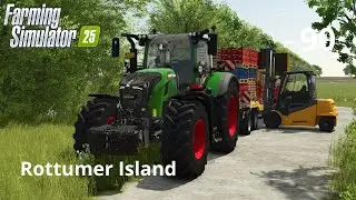 SOWING LOT'S OF CROPS AND SELLING VEGETABLE PALLETS | ROTTUMER ISLAND #90 | FS25
