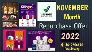 November Month Repurchase Offer in Vestige