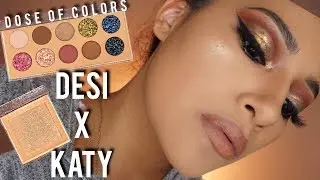 DESI X KATY DOSE OF COLORS FRIENDCATION EYESHADOW PALETTE + FUEGO 🔥 TUTORIAL/REVIEW - Alexisjayda