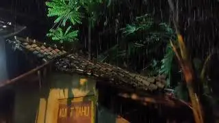 🔴Long Duration Rain Sounds |10 Hours of Relaxing Rain and Mild Thunder for Sleep and Calm Atmospher