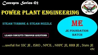 Power plant Engineering || Concept Series -02 ||  PYQ || ME ||  SSC JE ||  ISRO TA ||   RRB JE ||