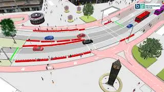 Verkehrssimulation Jahnplatz Bielefeld