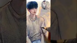 😱👏🏻Jungkook from the group BTS_ #drawing, #illustration, #portrait, #digitalart, and #fanart#how#art