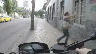 Acidente de moto centro RJ