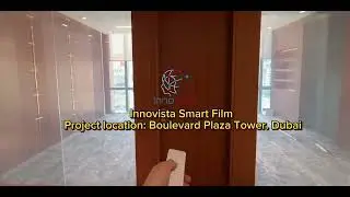 Innovista Smart Film | Office Privacy Solution Installed at Boulevard Plaza Tower