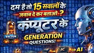 Computer Generation Top 15 MCQ | Sarkari Naukri Exam 2025 | Exam 2026 | Most Important Questions 