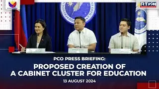 PCO Press Briefing with DepEd and EDCOM 2 08/13/2024