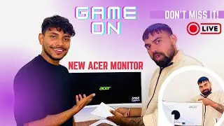 New acer monitor 🖥️ unboxing aap ka budget mai la kar aa gya check kro ! ￼￼