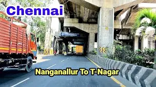 Chennai Nanganallur To T Nagar Road Travel Video / MG Traveller