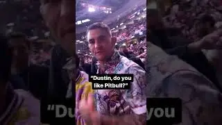 Does Dustin Poirier like Pitbull? 🤔