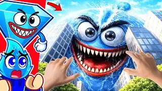 Giant Diamond WATER BALLOON Pops..