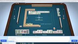 Mahjong Game in wonderful Green and Blue Theme