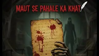 मृत्यु से पहले लिखा गया खत 😱 | True Horror Story in Hindi