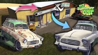 Ruscko Restoration! Fleetari repaired the old car | My Summer Car