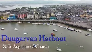Dungarvan Harbour & St. Augustine&rsquo;s Church | County Waterford | Ireland | 4K Aerial Film