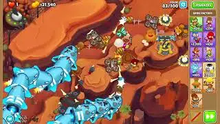 Bloons TD 6 &mdash; CHIMPS &mdash; Меса с Архимагом, Перма-Шипом и Спектром