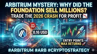 [Fullver] Arbitrum Mystery: Why did the foundation sell millions? Trade the 2026 crash for profit 📉