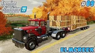 Selling potatoes, fertilizing fields, clearing snow | Elmcreek Farm | Farming simulator 22 | ep #09