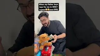 When my father buys toys for me in year:1995 Vs i buy toys for my children in 2025😳😔🥺#shorts