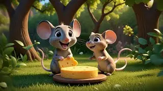 Two Sneaky Mice Steal Some Cheese | Mouse Song for Kids | Nursery Rhymes and Preschool Learning