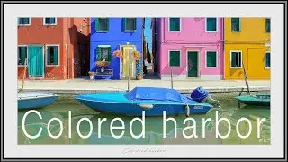 4K UHD Window on a village on water - 3 hours of relaxation in the quiet atmosphere of BURANO