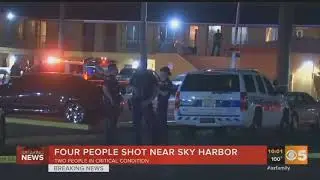 VIDEO: Four people shot near Sky Harbor