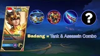 New Badang Mega kill build || Defensive and Aggressive Play Badang Hall Dominator |