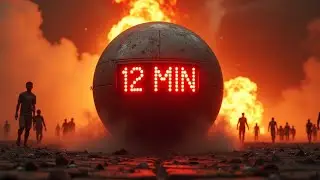 12 Minute Apocalypse Countdown Timer 🧟&zwj;♂️ Zombie Sounds + Explosion + Alarm
