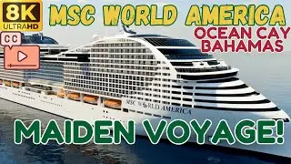 【8K】Discover Paradise: MSC World America - Ultimate Guide to Ocean Cay, Bahamas (Subtitles)