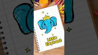 How to Draw an Elephant Face with Ears and Trunk | Easy Step-by-Step Drawing Tutorial