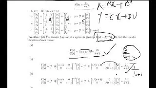 CONTROL SYSTEM :-LECTURE:-31:TRANSFER FUNCTION TO STATE SPACE MODEL REPRESENTATION DIFFERENT WAYS
