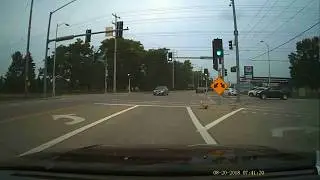 Honda Civic cuts me off, Wisconsin Ave at Ballard, Appleton, WI