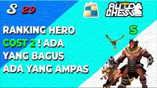 RANKING HERO TIER 2 SEASON 29 !!  AUTO CHESS INDONESIA