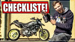 MOTORRAD RICHTIG AUSWINTERN CHECKLISTE!