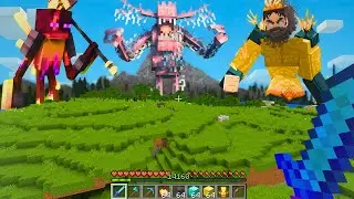 Minecraft BUT There Are CUSTOM BOSSES!!