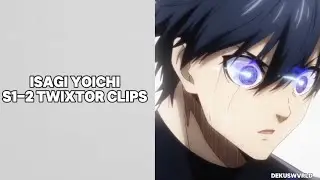 Isagi Yoichi S1-S2 Twixtor clips | Blue Lock | Dekuswvrld