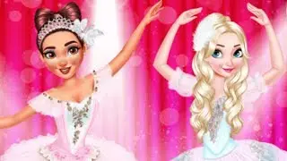 Frozen Elsa BFFs Ballerinas Dress up Online Game