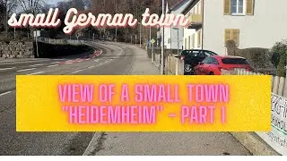 weekend outing / short video of a small town of Germany/ walking on the streets of small German town
